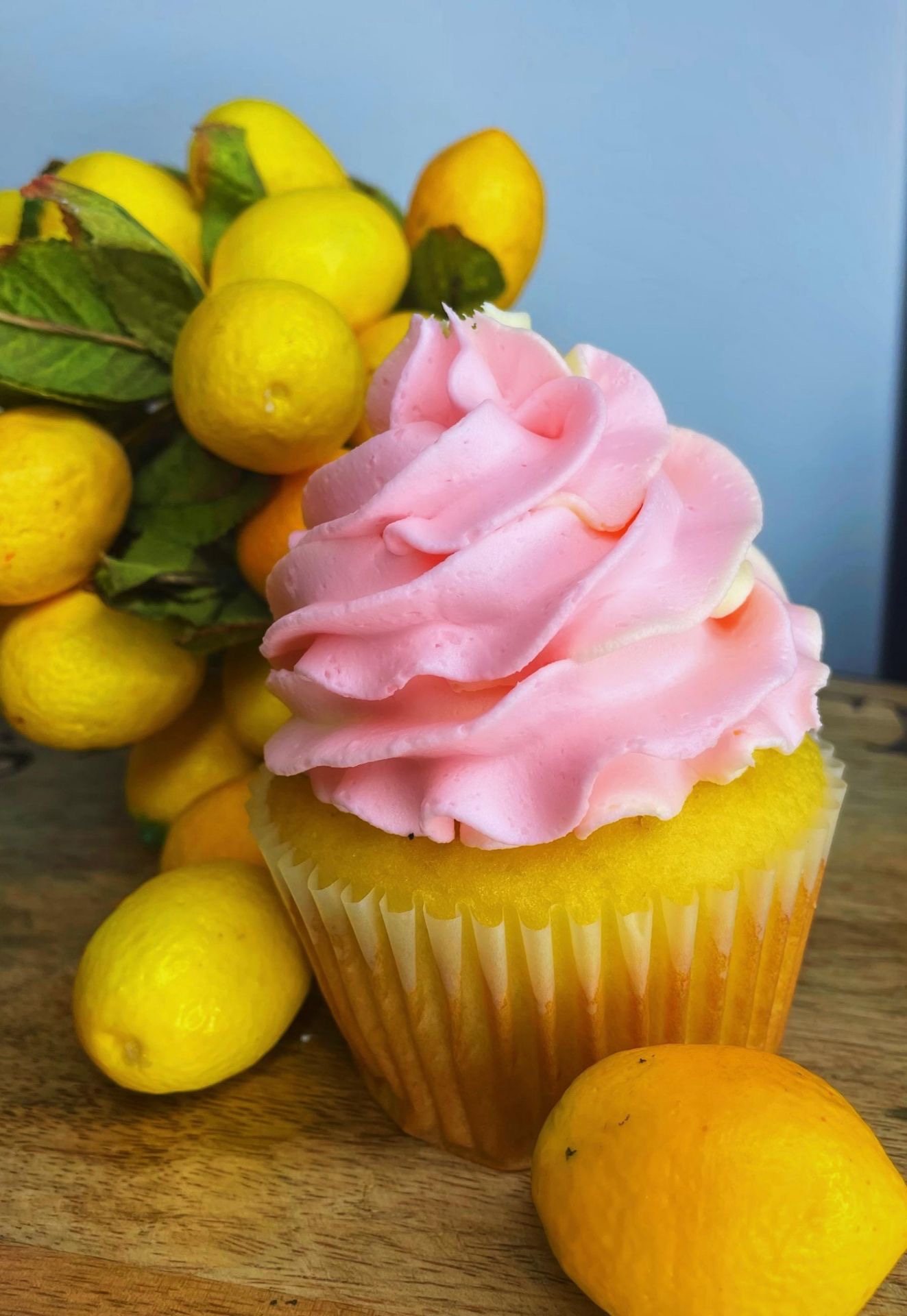 Raspberry Lemon Cupcake