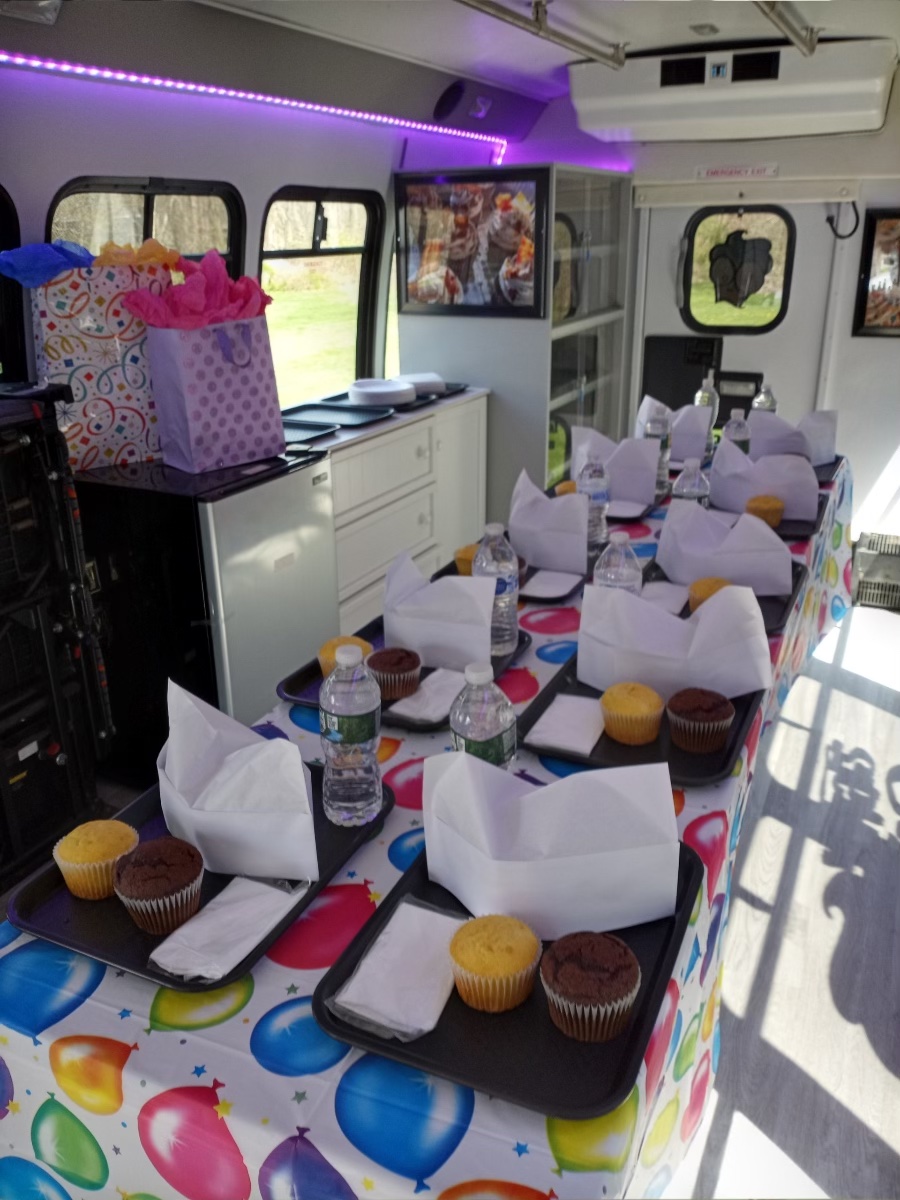 Truck Birthday Party Interior